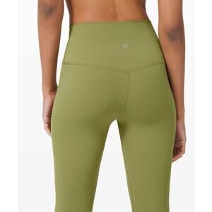 Lululemon Align High-Rise Pant 28” Nulu Size 2 Bronze Green